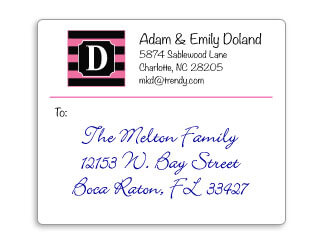 Monogram Shipping Labels