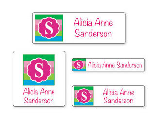 Waterproof Monogram Name Labels