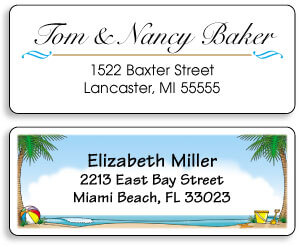 Artistic Address Labels