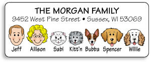 Dog & Cat Address Labels