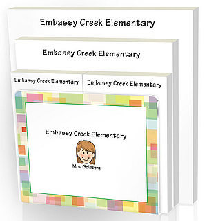 Acrylic Note Pad Sets