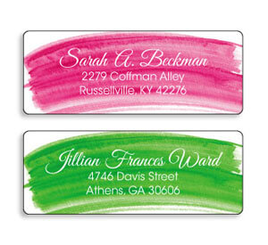 Watercolor Address Labels