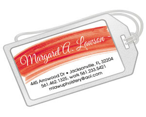 Watercolor Luggage Tags