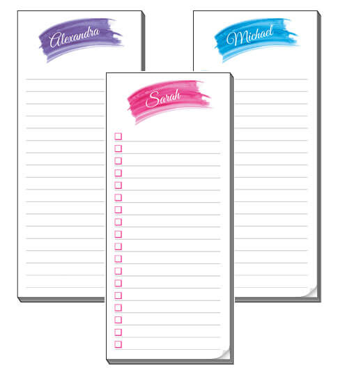 Watercolor List Pads